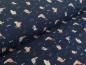 Preview: Baumwolljersey kleiner Tucan dunkelblau